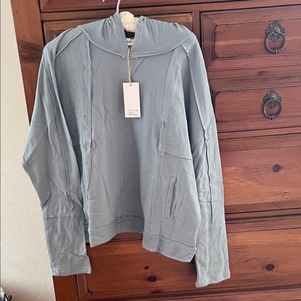 Very J Light Blue Hoodie NWT